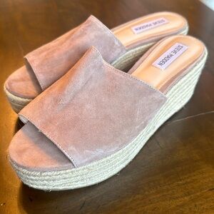 Steve Madden Mauve Platform Sandals